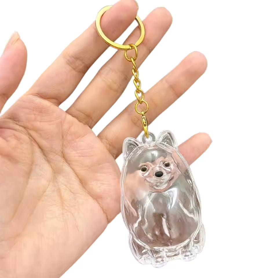 Pomeranian Keychain