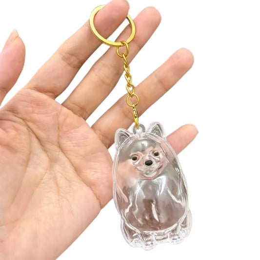 Pomeranian Keychain
